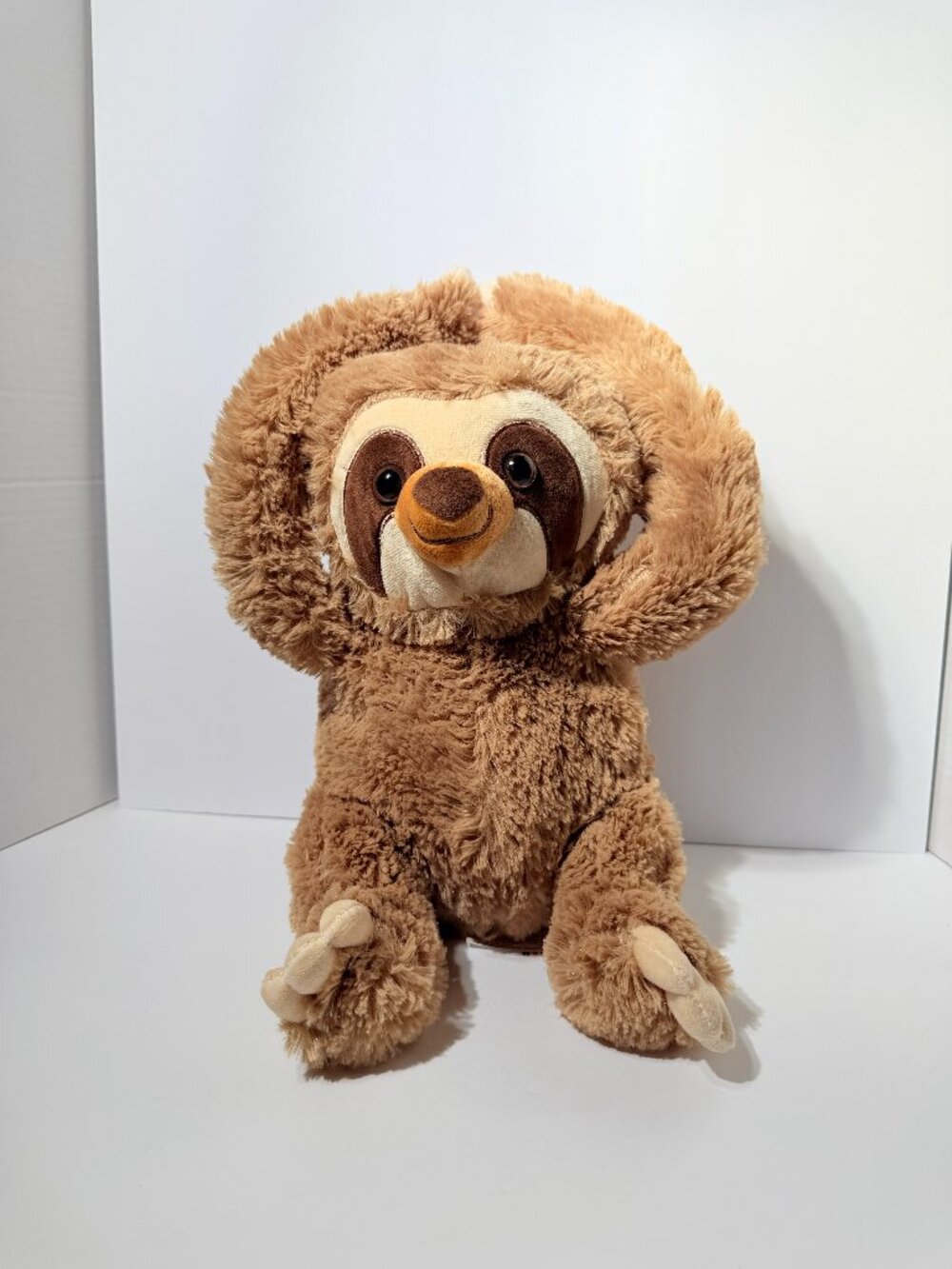 Fiesta Plush Brown Sloth Hanging Stuffed Animal Toy New With Tags
